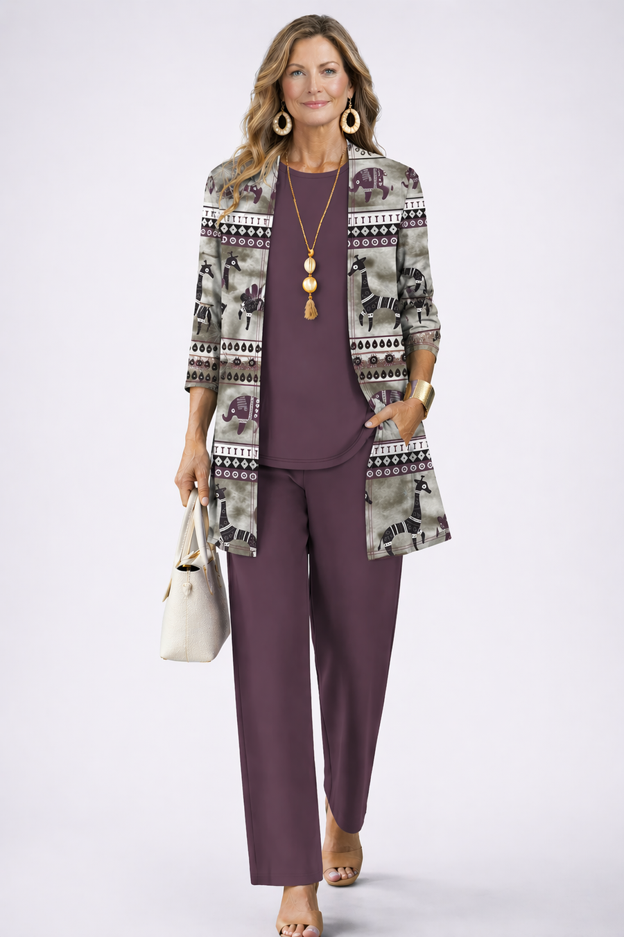 Endellion™ Printed Three-Piece Set