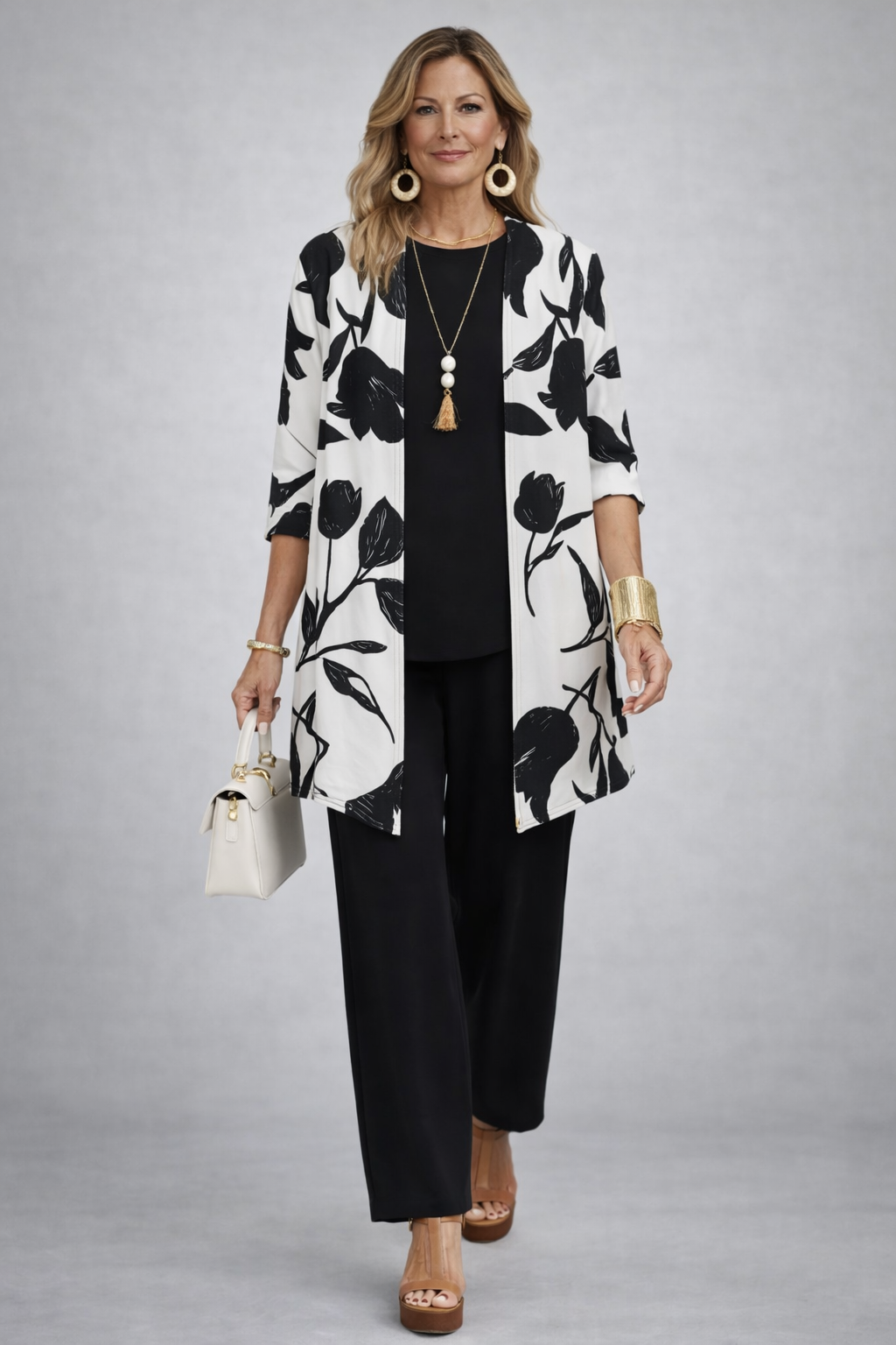 Danessa™ Floral Cardigan Trouser Set