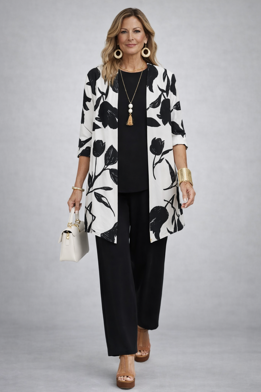 Danessa™ Floral Cardigan Trouser Set