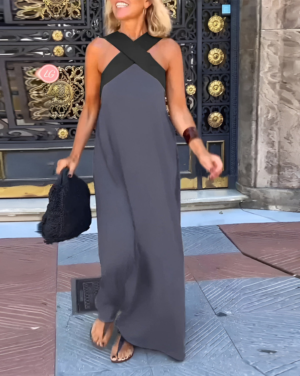 Delilah™ Crossover Maxi Dress