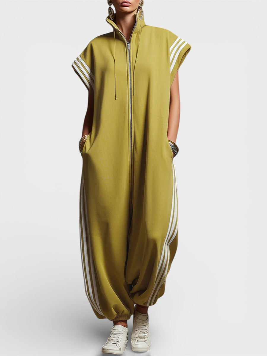 Cassiopeia™ Zip Neck Jumpsuit