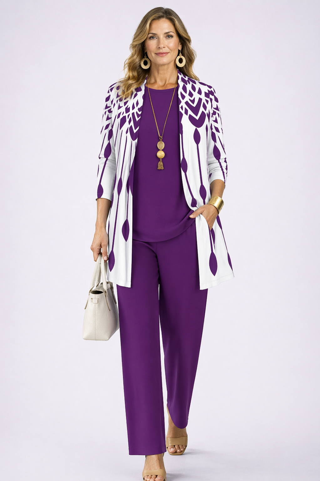 Devona™ Patterned Three-Piece Set