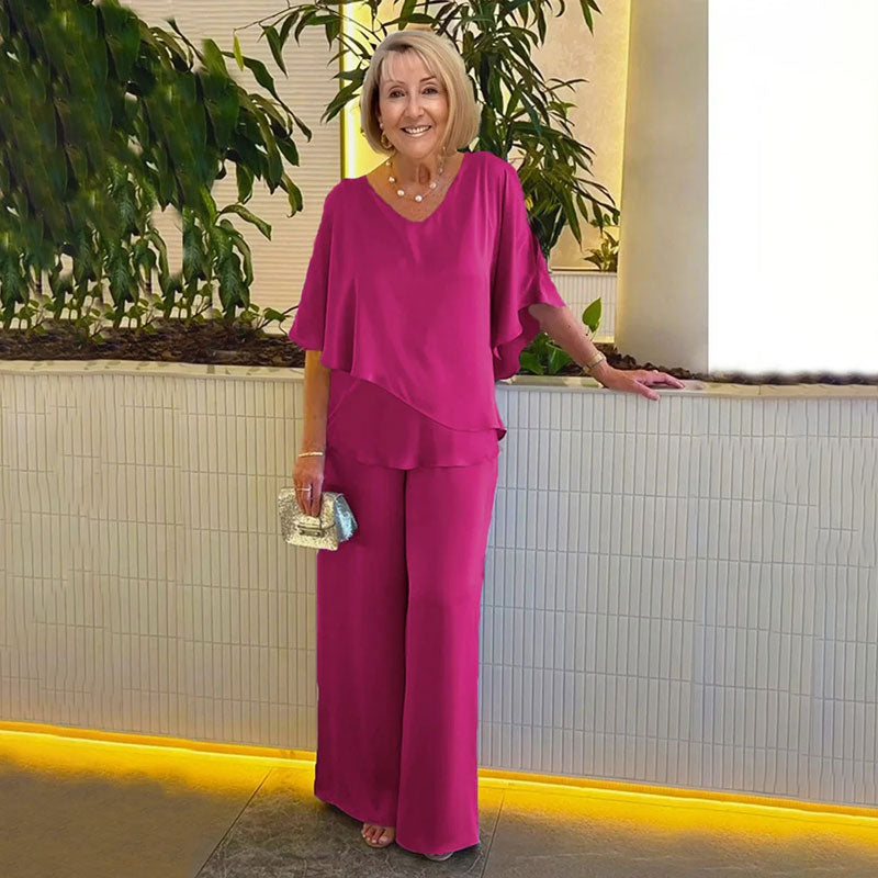 Candida™ V-Neck Two-Piece Set