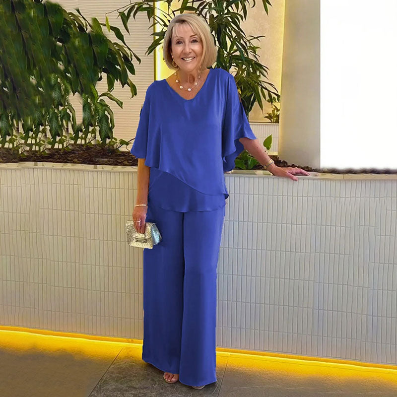 Candida™ V-Neck Two-Piece Set