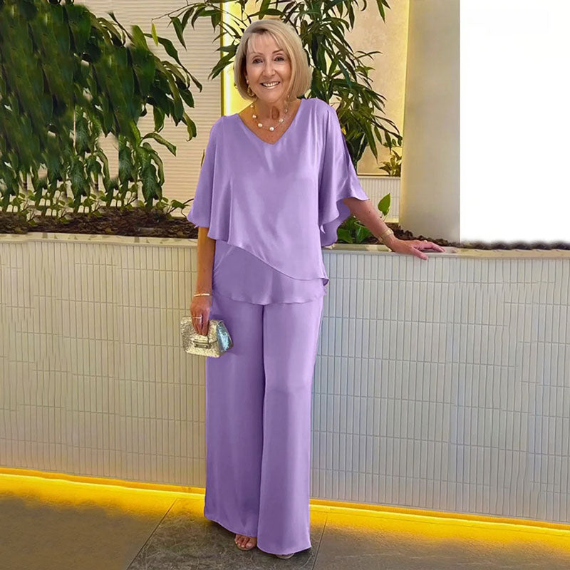 Candida™ V-Neck Two-Piece Set