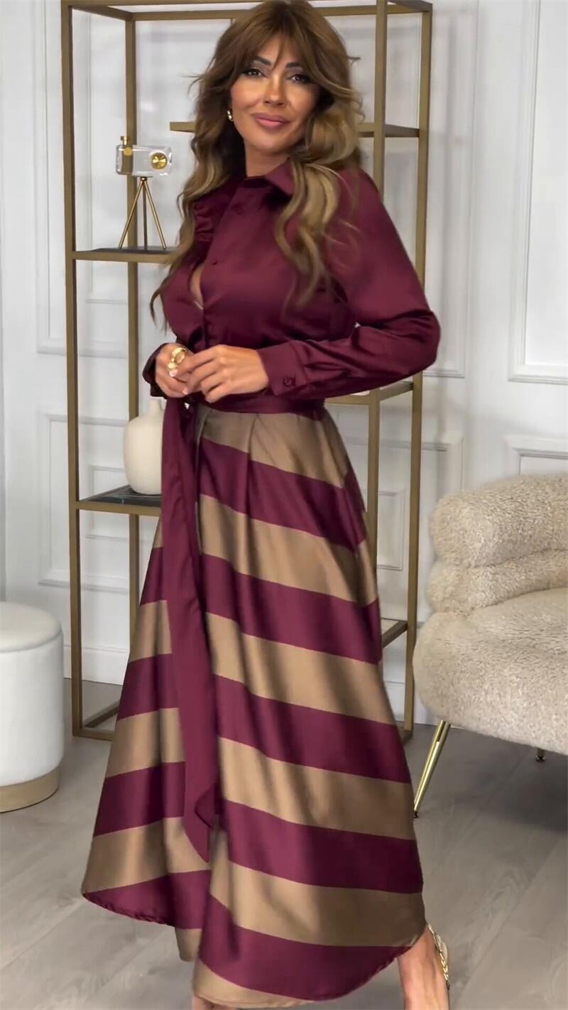 Brontë™ Striped Maxi Dress