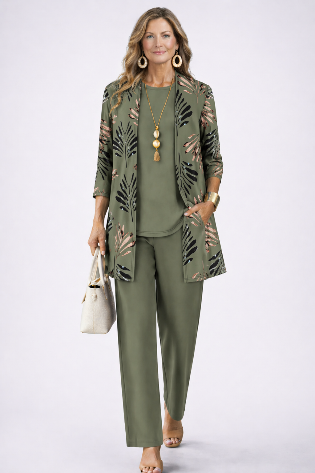 Cybilla™ Printed Three-Piece Set