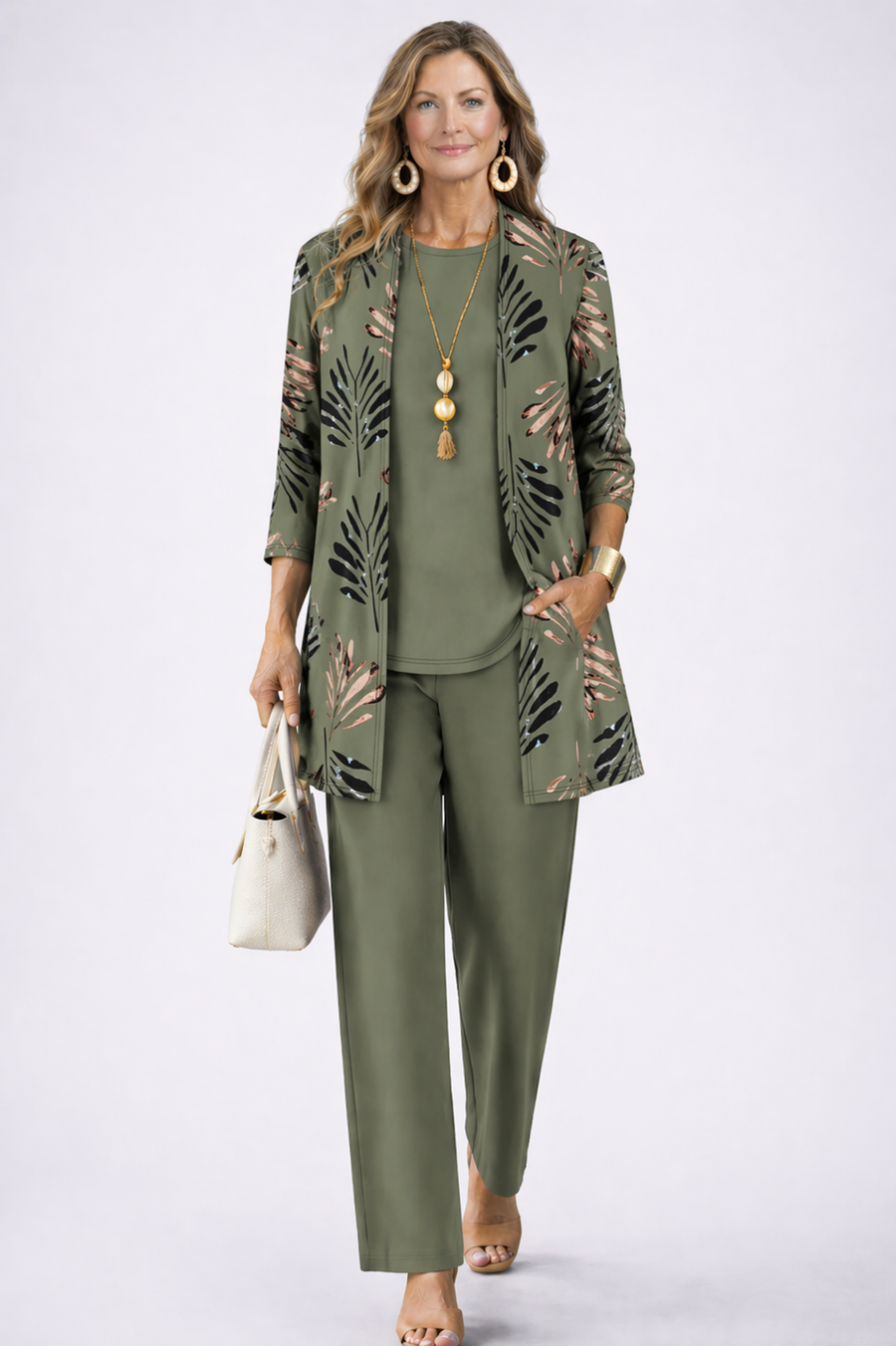 Cybilla™ Printed Three-Piece Set