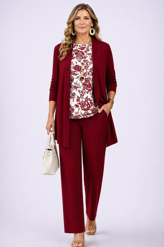 Cybilla™ Printed Three-Piece Set