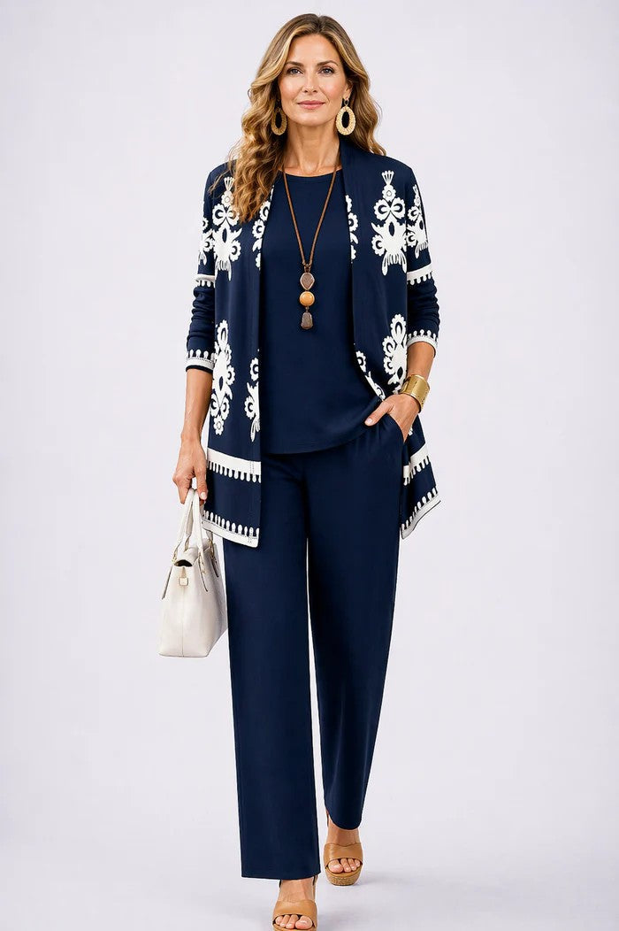 Cybilla™ Printed Three-Piece Set