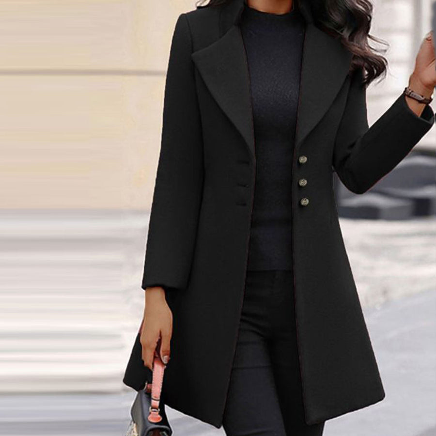 Marlowe™ Tailored Stand-Collar Coat